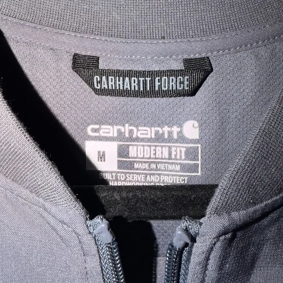 Carhartt Women's Black Zip-Front Work Vest - Picture 7 of 7